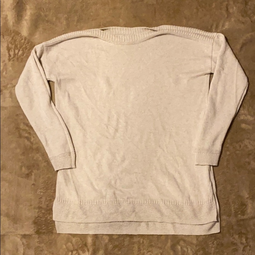 Cream long sleeve sweater
